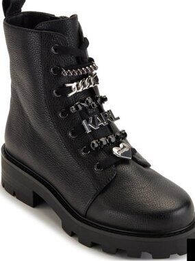 Karl Lagerfeld Combat Boots